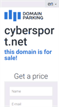 Mobile Screenshot of cybersport.net