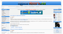 Desktop Screenshot of cybersport.az